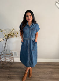 The Harper Denim Dress