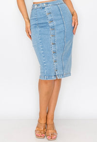 Amy Denim Skirt