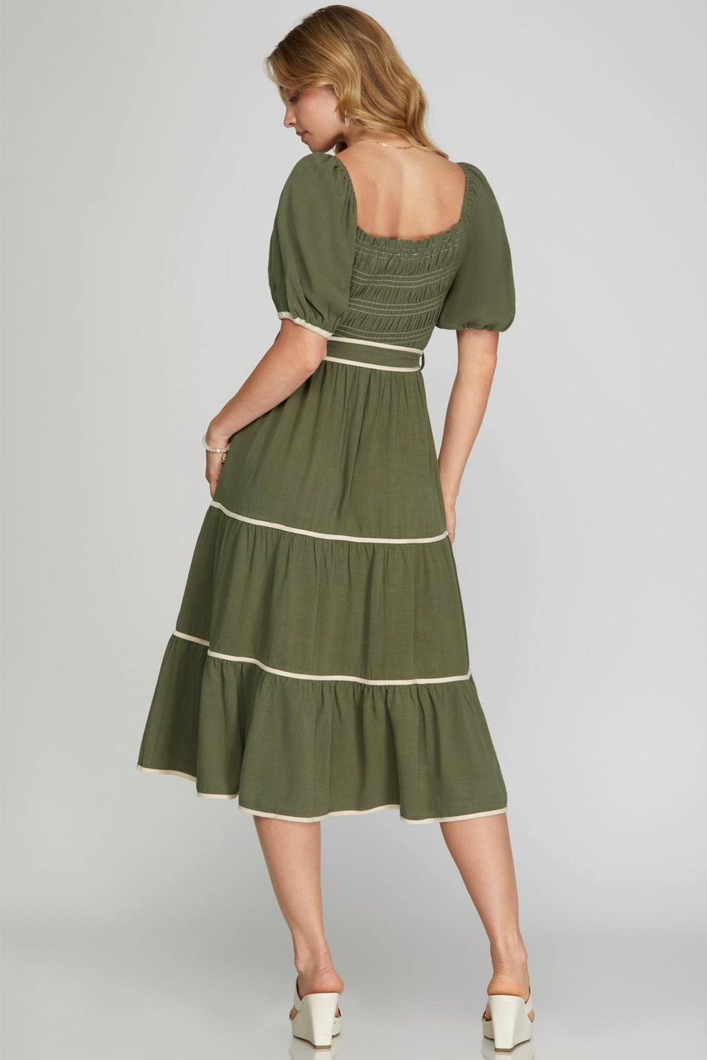 The Ruby Dress - Olive