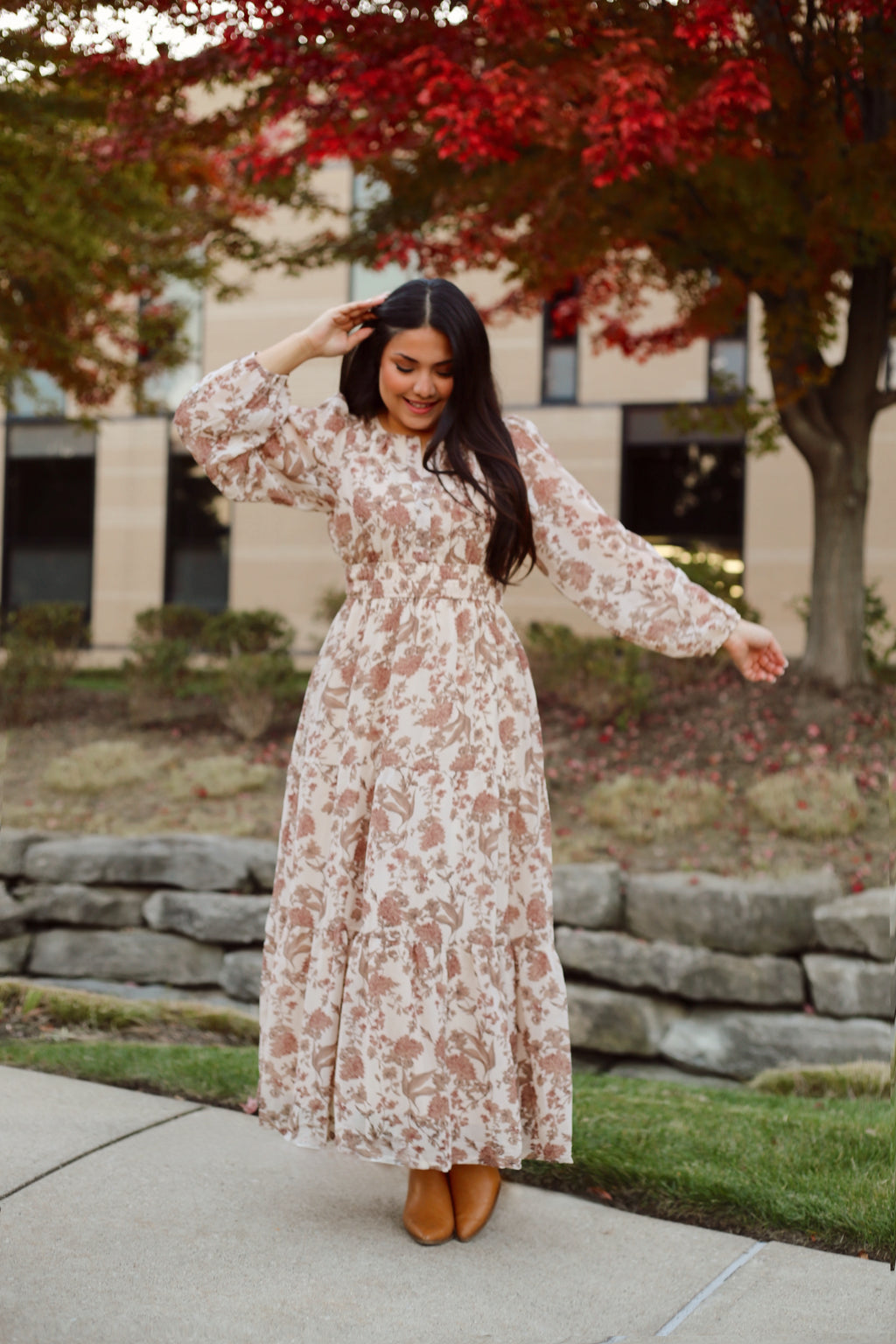 The Golden Hour Maxi Dress - Cream