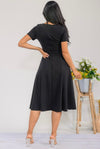 The Lush Swing Dress - Black