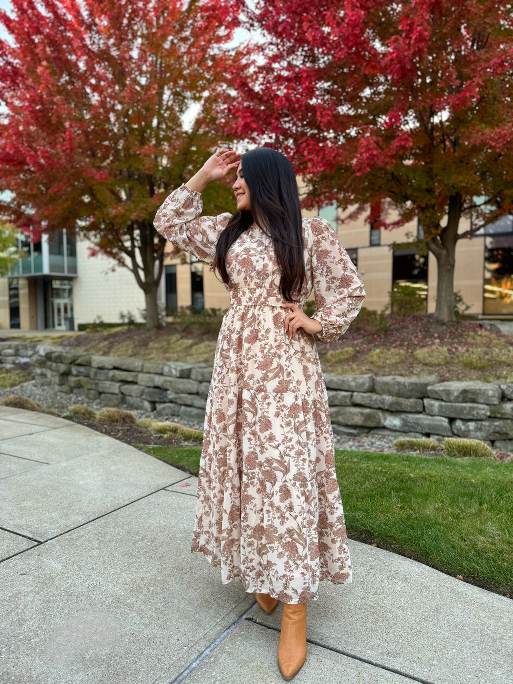 The Golden Hour Maxi Dress - Cream