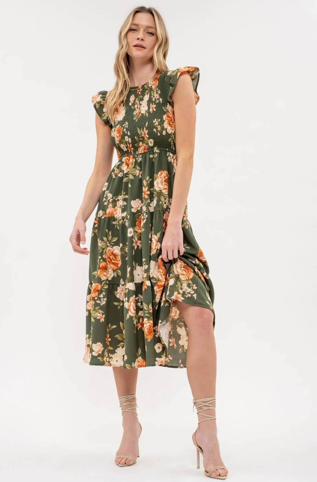 Astrid Dress - Hunter Green