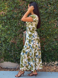 The Fern Belle Dress - Sage