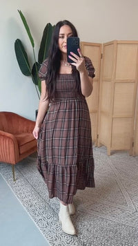 The Maple Plaid Dress
