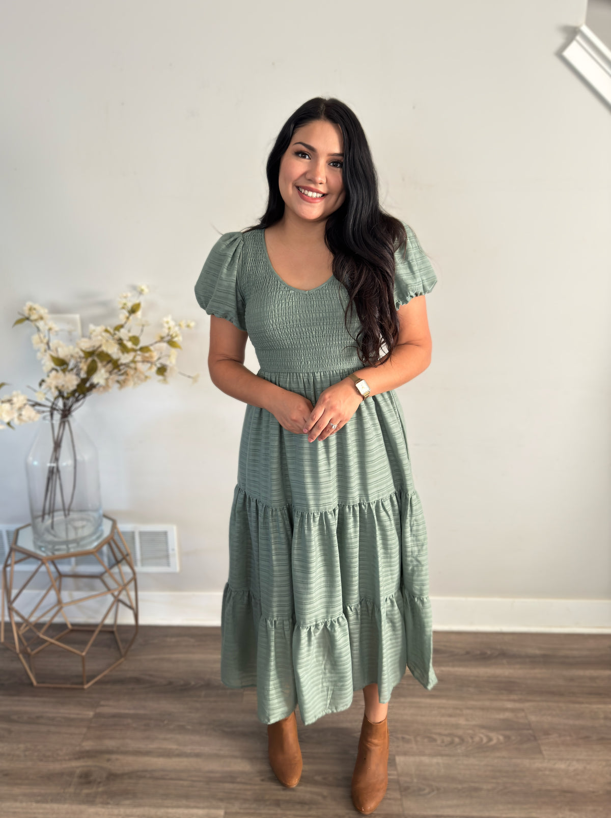 The Olive Ember Dress
