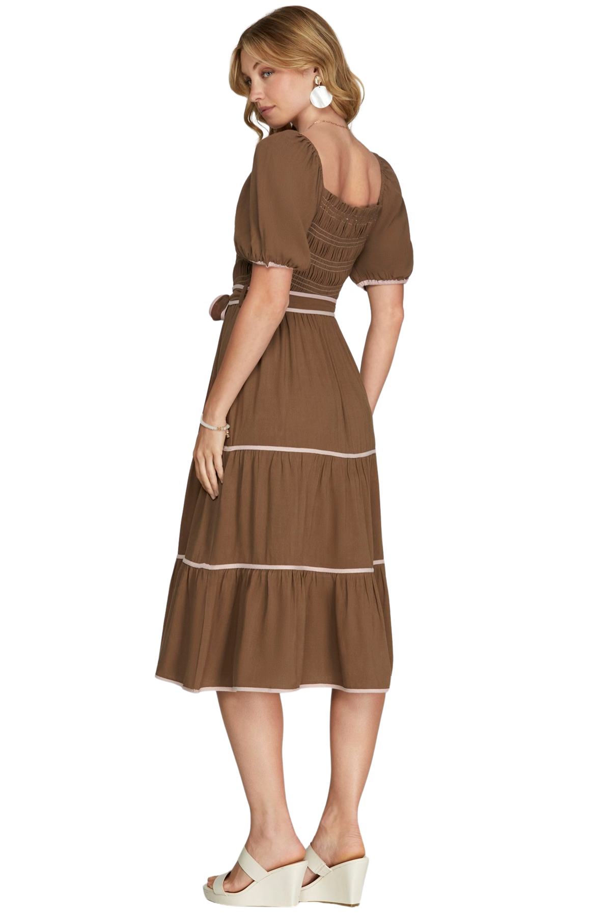 The Emily Dress - Brown