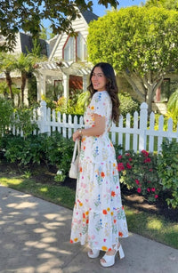 The Garden Stroll Dress - Ivory - The Darling Style 