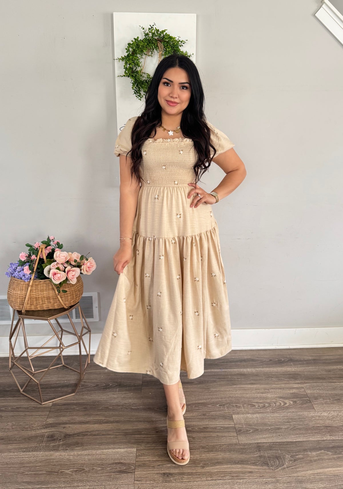 The Gardenia Dress - Khaki