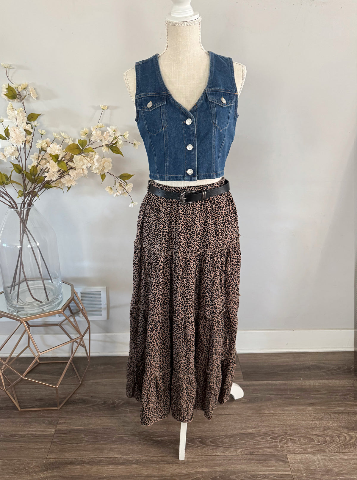 The Mesa Vest - Dark denim - The Darling Style 