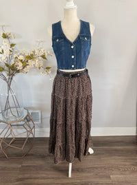 The Mesa Vest - Dark denim - The Darling Style 