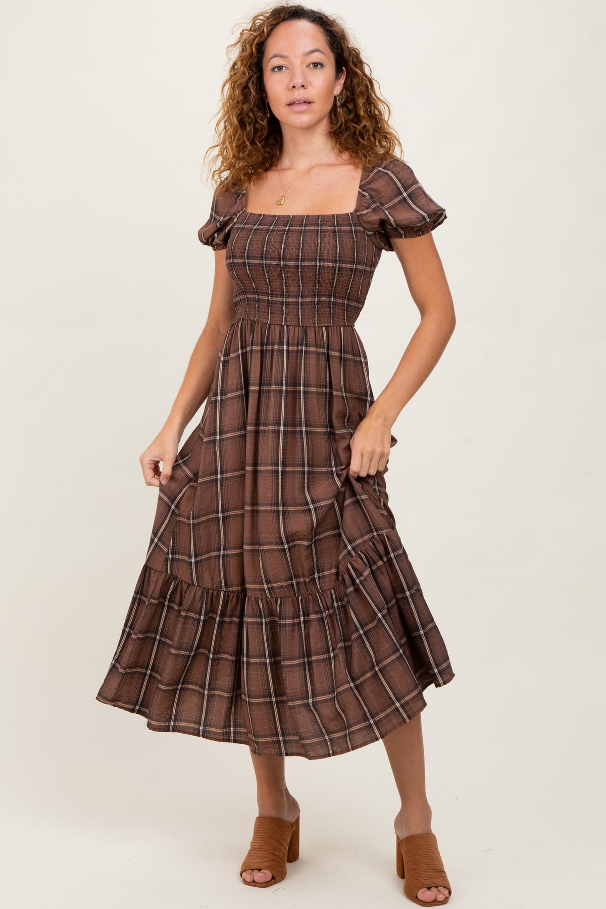 The Maple Plaid Dress