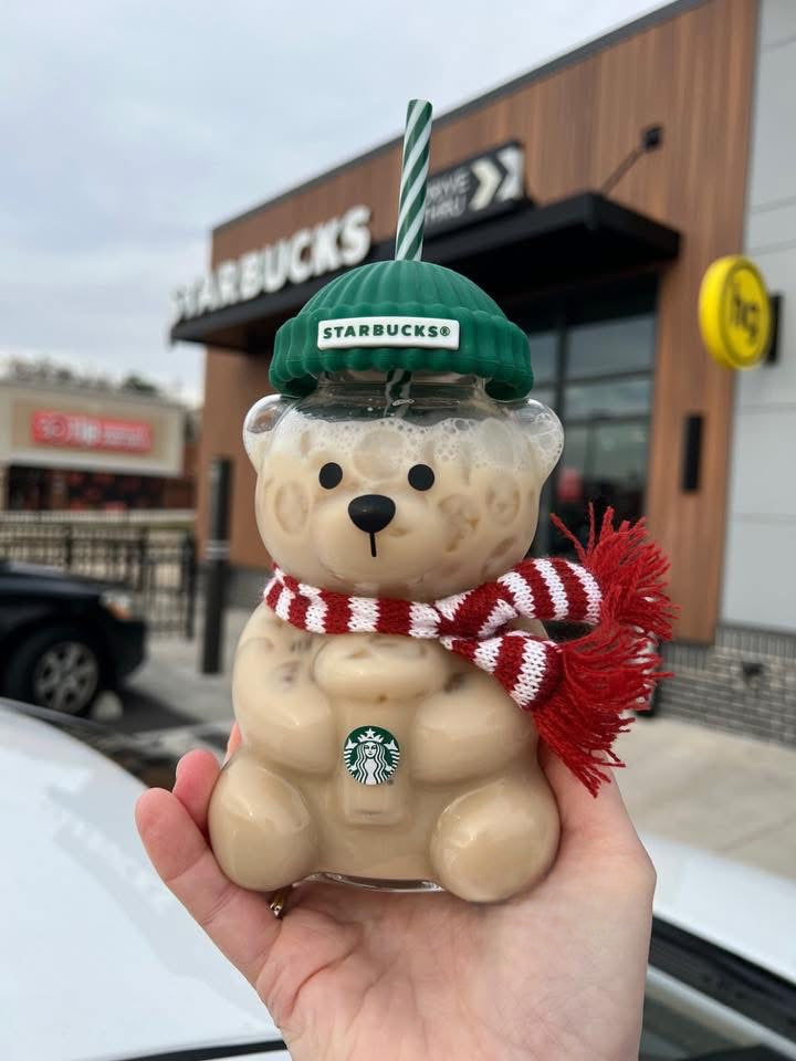 Starbies Bearista Glass Cup (Pre-order)