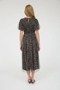 The Margaux Chiffon Dress - Black (Pre-Order)