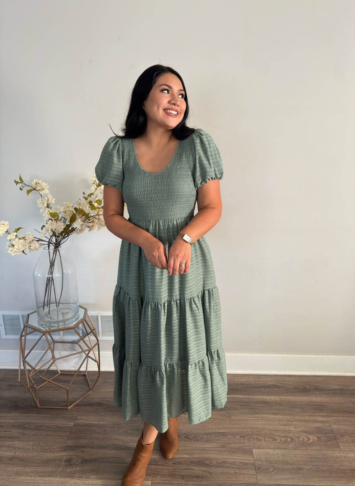 The Olive Ember Dress