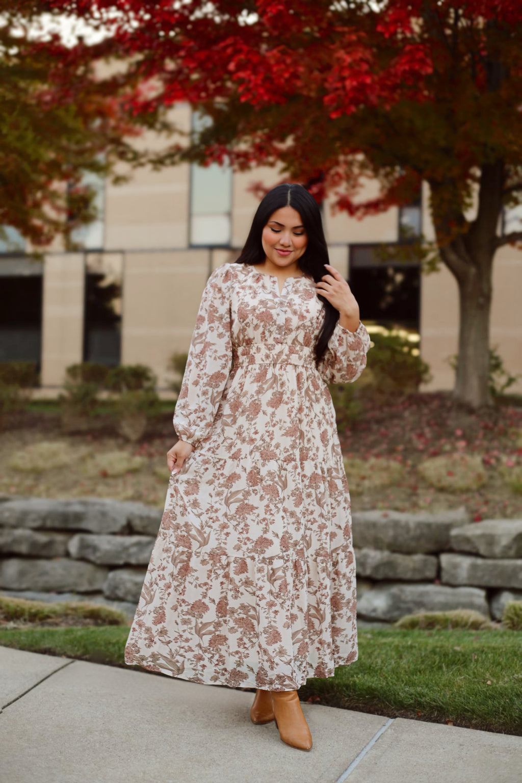 The Golden Hour Maxi Dress - Cream