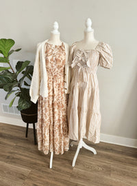 The Charming Knots Dress - Taupe