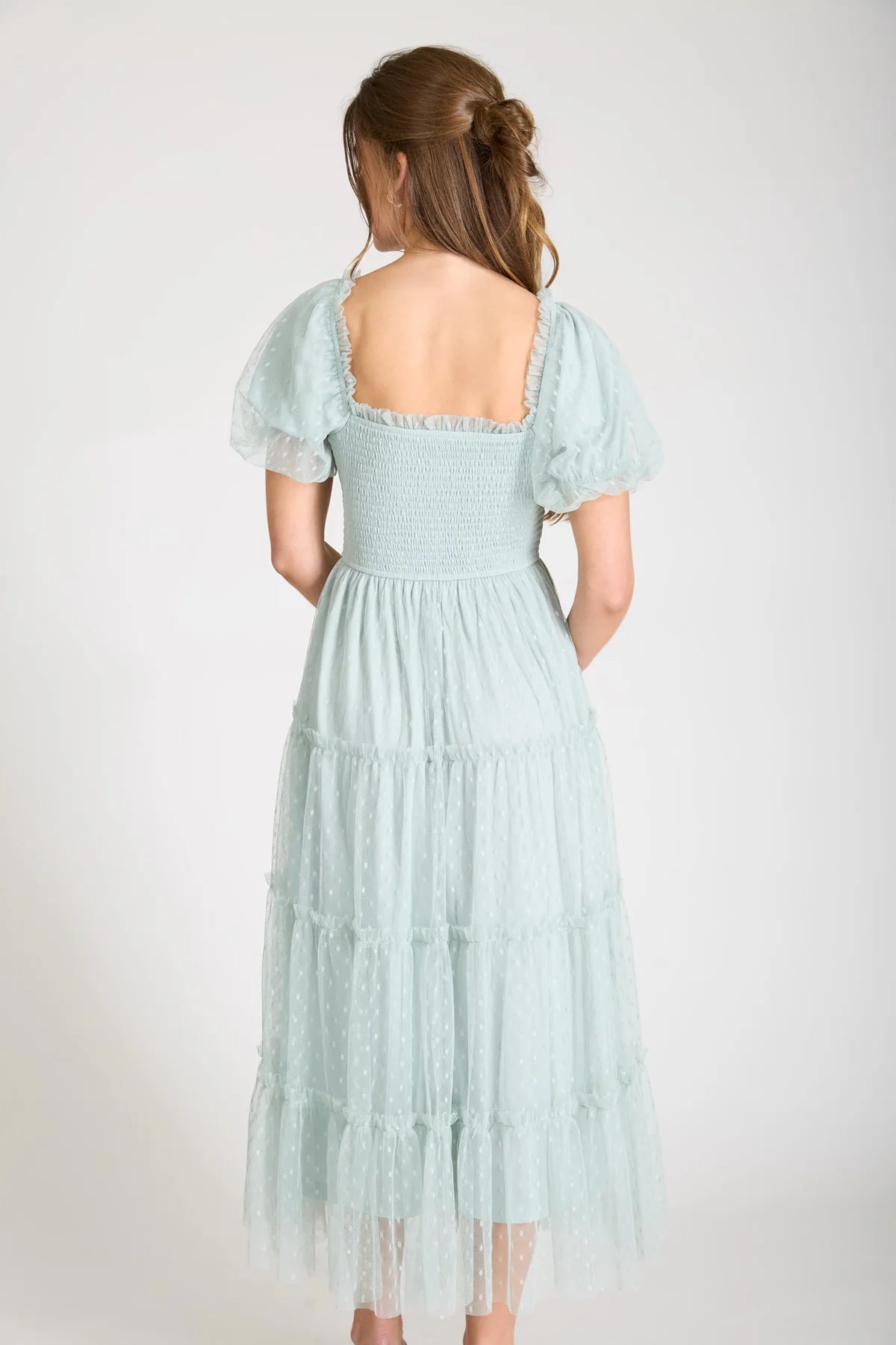 The Tulle Dreams Dress - Sage - The Darling Style 