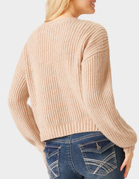 Darling Cable Bow Cardigan
