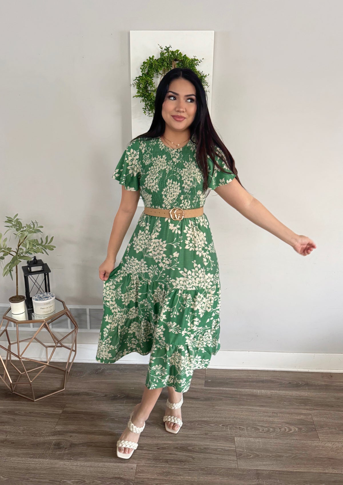 The Secret Garden Dress - Green