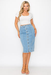 Amy Denim Skirt