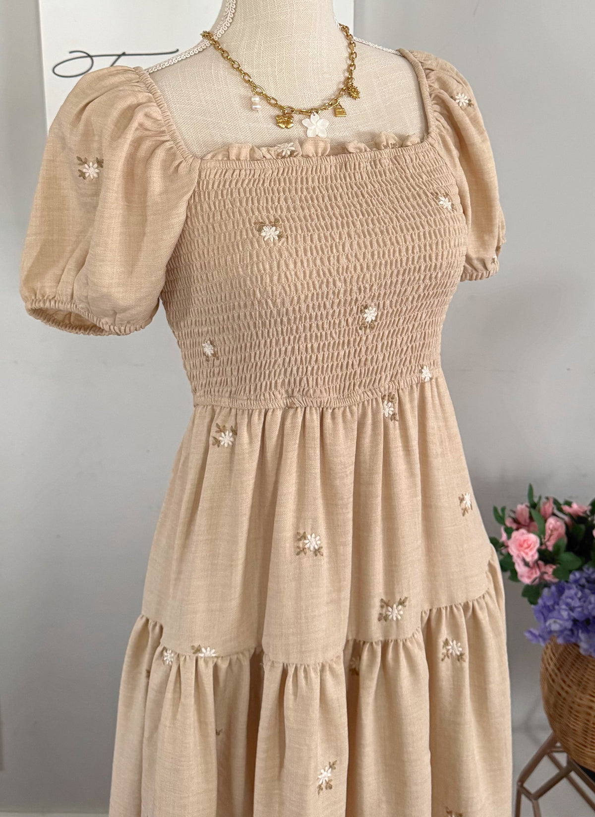 The Gardenia Dress - Khaki