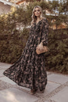 The Golden Hour Maxi Dress - Black