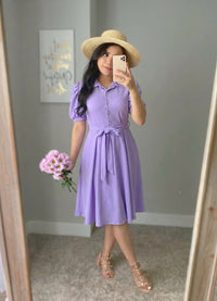 The Duchess Dress - Lilac - The Darling Style 