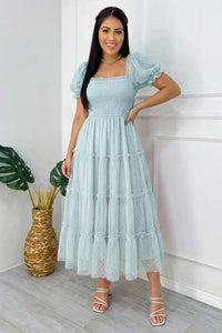 The Tulle Dreams Dress - Sage - The Darling Style 