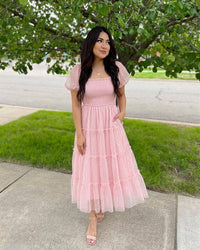 The Tulle Dreams Dress - Pink - The Darling Style 