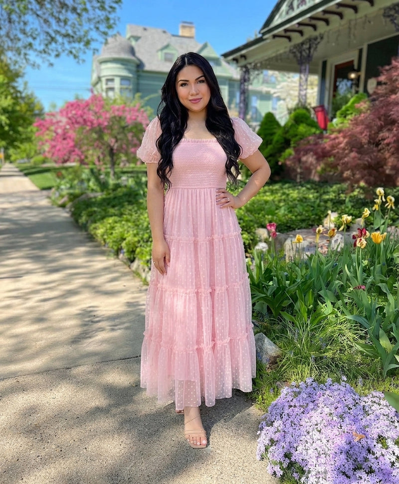 The Tulle Dreams Dress - Pink - The Darling Style 
