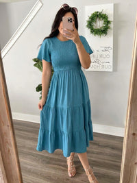 The Blue Sky Bliss Dress - The Darling Style 
