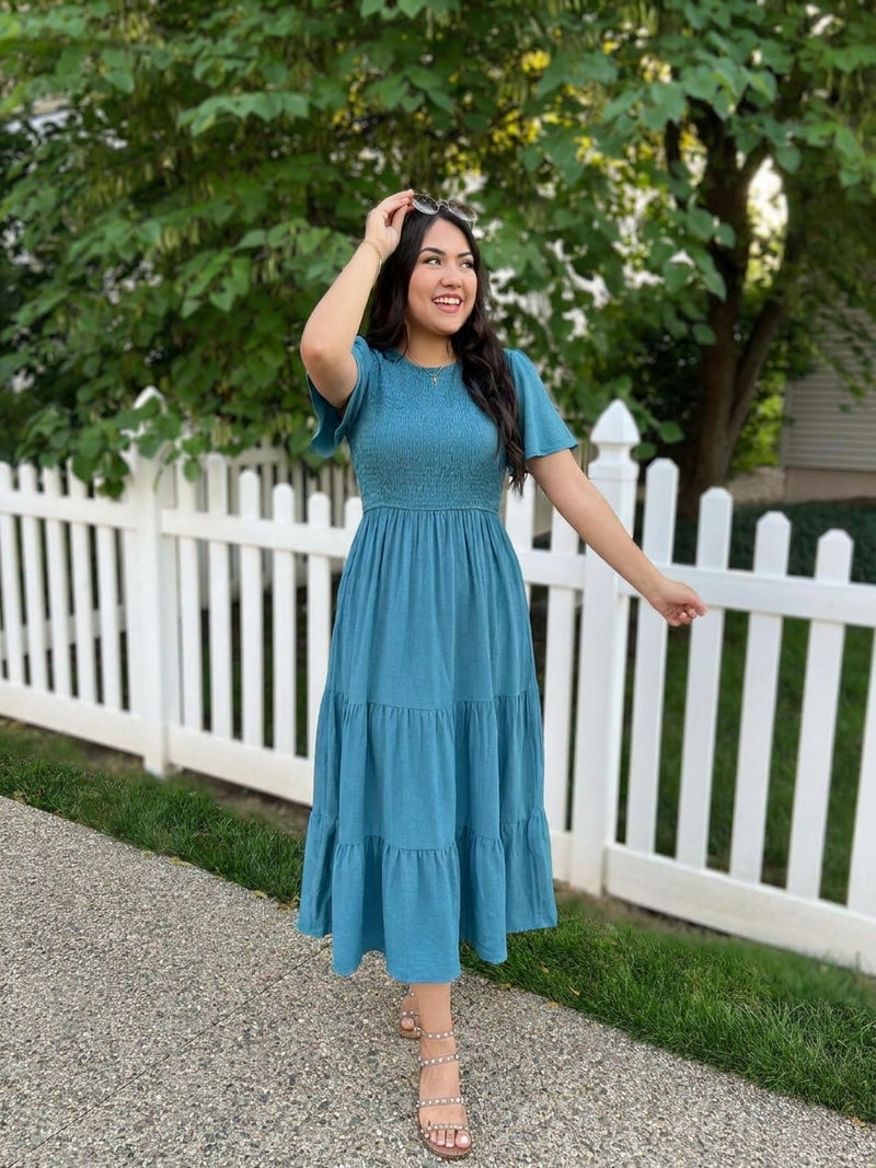 The Blue Sky Bliss Dress - The Darling Style 