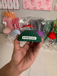 Only Starbies Hat/straw - Green