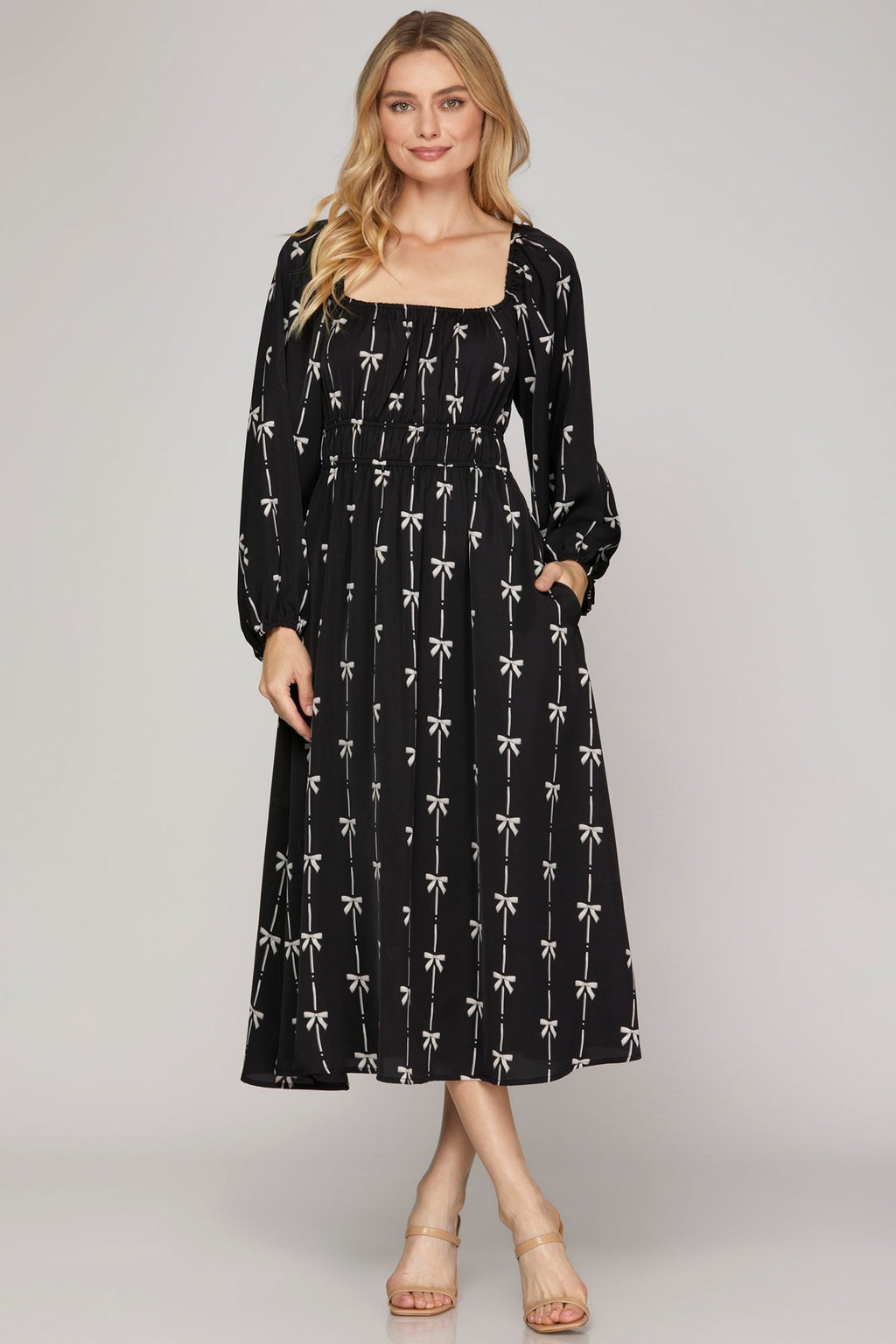 The Twilight Bows Dress - Black