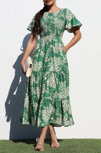 The Secret Garden Dress - Green