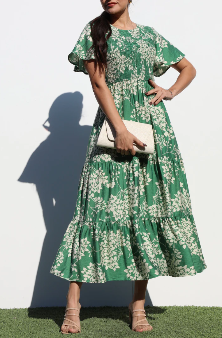 The Secret Garden Dress - Green