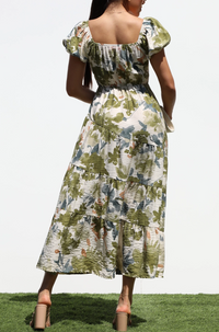 The Fern Belle Dress - Sage