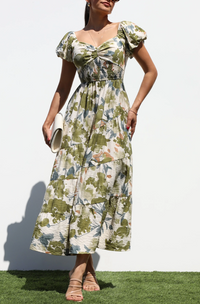 The Fern Belle Dress - Sage