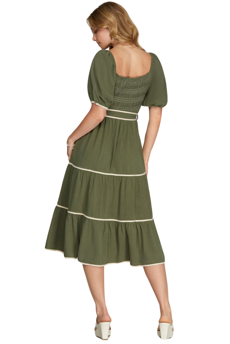 The Ruby Dress - Olive