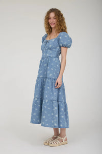 The Cottage Denim Dress - The Darling Style 