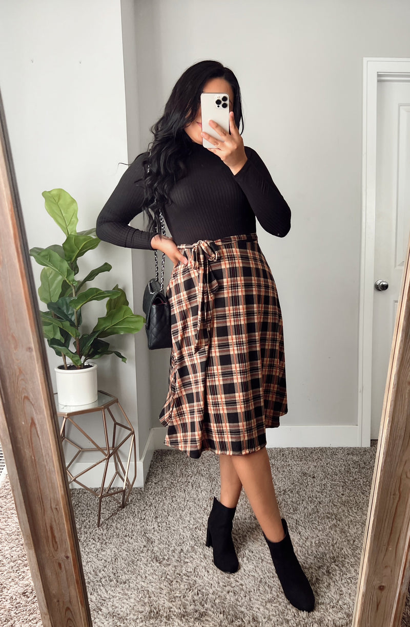 The Burbery Vibes Dress - Darling Style Exclusive
