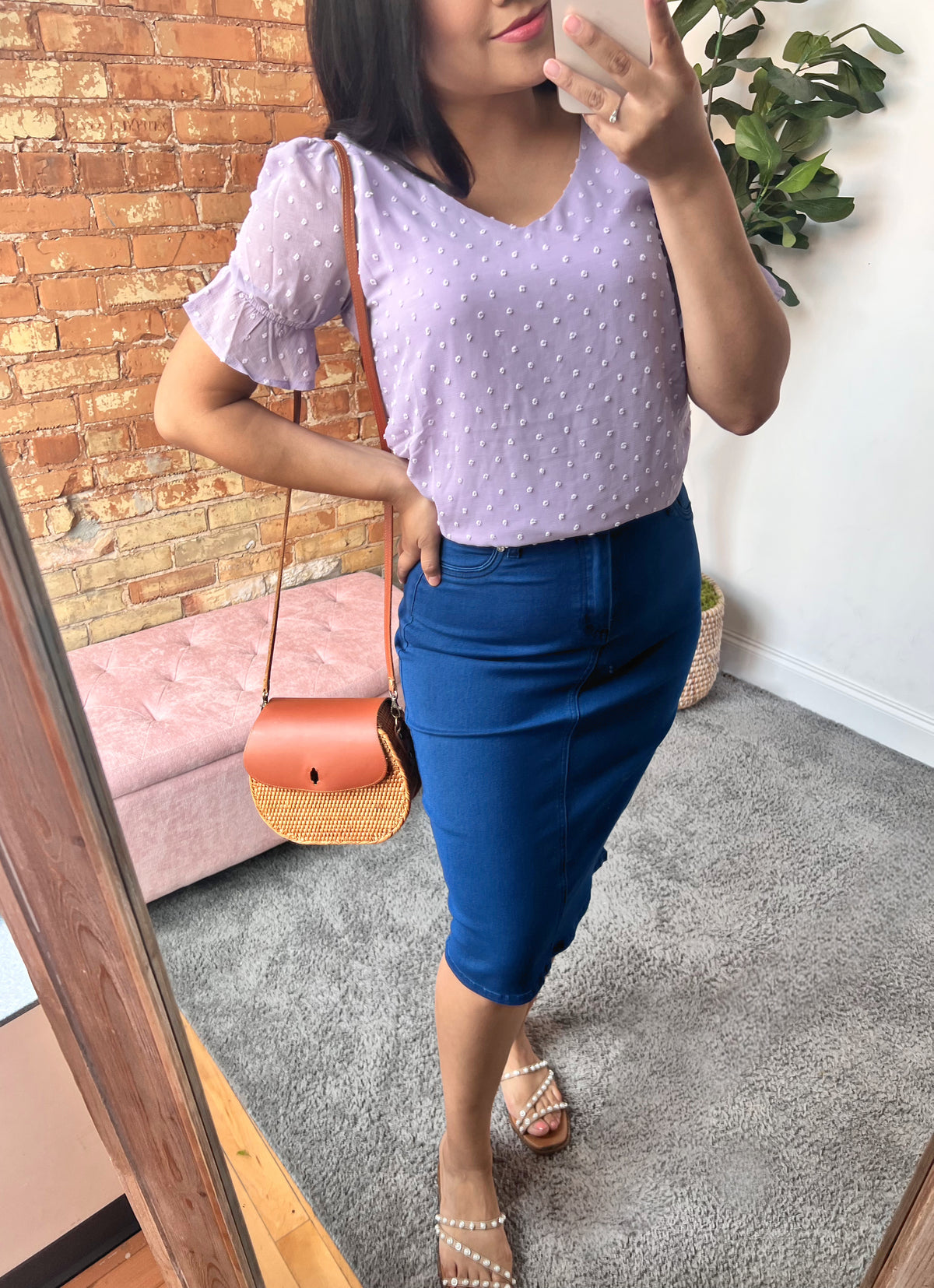 The Joan Top - Blue