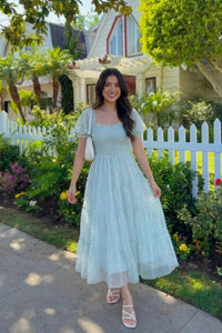 The Tulle Dreams Dress - Sage - The Darling Style 