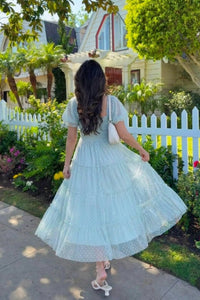 The Tulle Dreams Dress - Sage - The Darling Style 