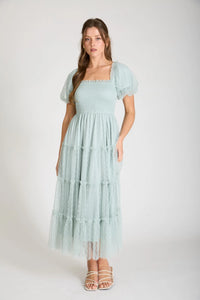 The Tulle Dreams Dress - Sage - The Darling Style 