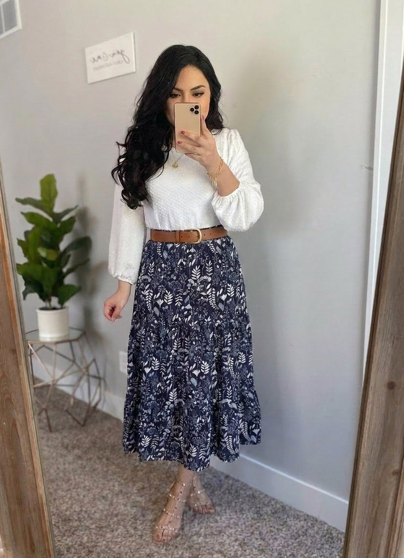 The Midnight Meadow Skirt - The Darling Style 